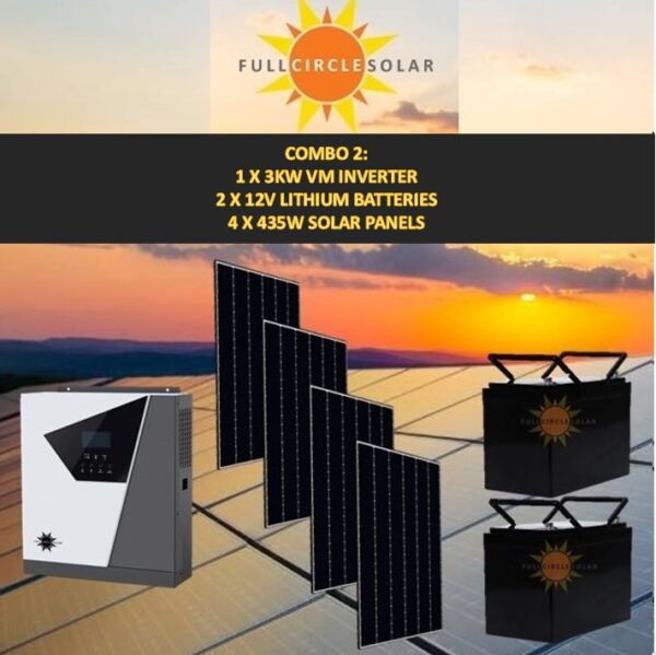 FCS 3Kva Solar Combo Deal 2 (VAT incl.) POA